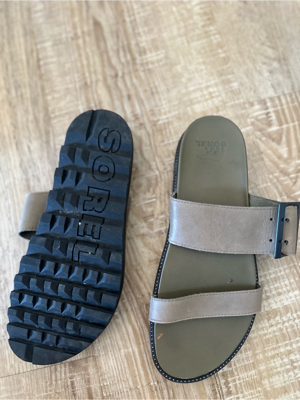 WOMENS SOREL 8 ROAMING BUCKLE SLIDE SANDALS Size 8